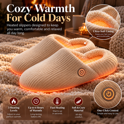 Cozy Feet Heated Slippers